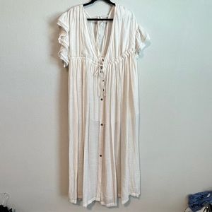 Vici Flawless Cream Adjustable Dress